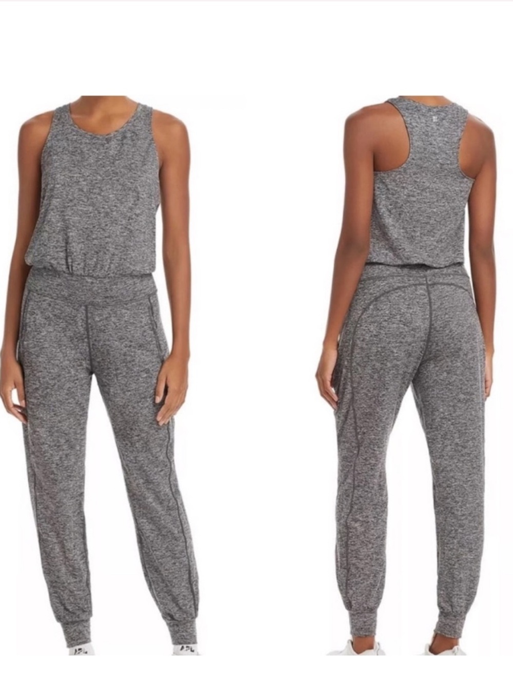 Sweaty Betty Gary Scoop Neck Relaxed Fit Gray Jumpsuit